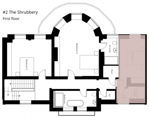 2 Shrubbery floor plan